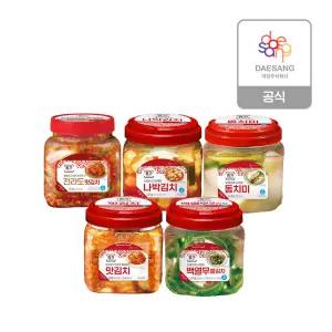 [종가] 김치 1.2kg 5종 2개 골라담기(전라도포기/맛김치/물김치/동치미/나박)