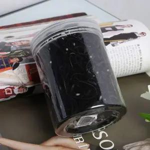 [콩심팥심]대용량 아동 고무줄 머리끈 유아 실리콘 머리 고무 밴드
