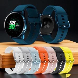 Amazfit GTS 2/2E/2 용 20mm 시계 밴드 삼성 갤럭시 7/6/5/4/3/액티브 2/기어 S2 스트랩 미니 스포츠 실리
