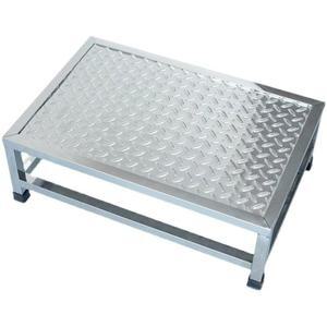 1단 스텐레스 발판 작업대 계단 안전 50x50 대형 높이10cm 디딤판 80x30