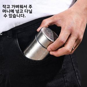 새로운 순수 티타늄 미니 보온 물병 휴대용 여성용 차 분리 고급 포켓 사이즈 컵