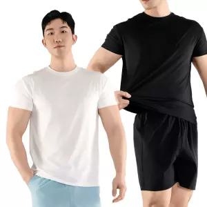 [1장+1장] 머슬핏 반팔티 남성 스포츠 쿨링 기능성 반팔