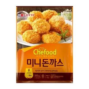 롯데 쉐푸드 미니돈까스 380g x 3개 냉동