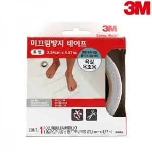 3M 세이프티워크 7640 욕실용 미끄럼방지 투명테이프