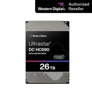 공식판매원 WD ULTRASTAR HC590 3.5인치 26TB 7200RPM HDD 기업용 하드디스크 WUH722626ALE6L4