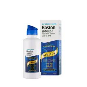 보스톤 심플러스액 120ml 1개 하드렌즈 드림렌즈 렌즈세척액 렌즈세정액