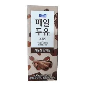 매일유업 매일두유 초콜릿 초코 190ml x 72팩