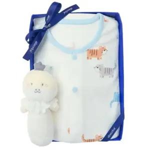 [갤러리아] (압소바출산,백일,돌,내의세트)야옹코튼모달슬림내의+인형딸랑이세트(A2D-10388SET)