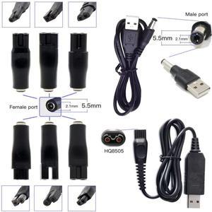 모든 종류의 전기 헤어 클리퍼, 수염 트리머, 면도기에 한 USB 어댑터, 교체 전원 코드, 5V 충전기, 9 개