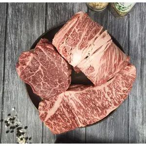 마장동 고기파는 삼촌 1++ 한우 모듬세트 등심 안심 채끝살 600g, 1개