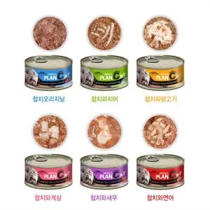 국물 고양이캔사료 꿀맛 참치캔 세트 6종 코숏 소화력 밥투정 페르시안 친칠라 냥이