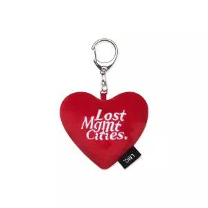 [엘엠씨] LMC HEART TYPO CUSHION KEYRING red