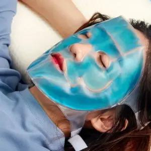 쿨링 얼굴찜질팩 진정용 조절형 마스크 패드 굴곡맞춤 페이스팩 (WFJHTD7)