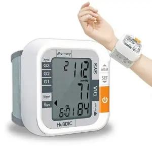 [셀러허브]휴비딕 자동 손목 혈압계 HBP-550 비피첵 더블유 가정용 측정기 휴대용 D (S36292463)