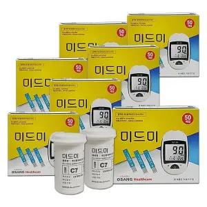 [셀러허브]인포피아 미드미 혈당시험지 350매 검사지 스트립 측정지 D (S33616724)