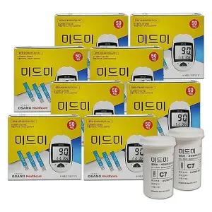 [셀러허브]인포피아 미드미 혈당시험지 400매 혈당 측정 검사 D (S33616291)