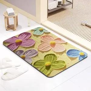 고품질 3D 규조토 매트 40X60cm 싱크대매트 규조토발매트 규조토주방매트 싱크대발판 (WFJJZGL)