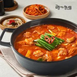 [내일도착] 곱창파는청년들 곱도리탕 1000g x 3팩