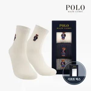 POLO 남성 베어자수클래식립 3팩(PACK)세트