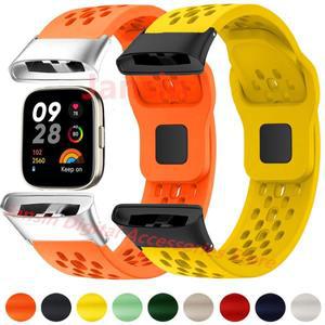 Redmi Watch 3 용 손목 밴드 Xiaomi 스트랩 교체 가능한 스포츠 시계 Correa 실리콘 팔찌 액세서리