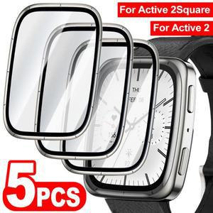 Amazfit Active 2 Square 용 3D 커버리지 화면 보호기 스크래치 방지 커버 필름 HD SmartWatch