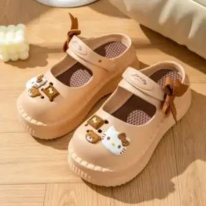 [아우트]헬로키티 큐티 페이스 슬리퍼 키높이 240mm