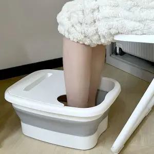 족욕기 접이식 발 담그기 욕조 대야 바구니 발욕기 수납용 족욕 베이킹 (WFJUTLB)
