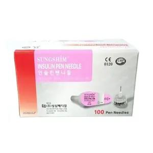 성심 인슐린 펜니들 32G 6mm 100개 주사기 바늘 침 D