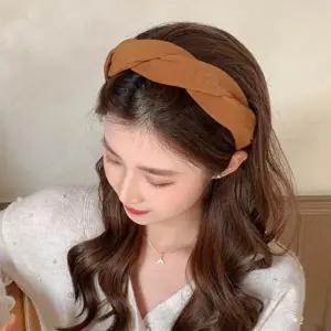 꼬임 디자인 머리띠 편안한 착용감 넓은 터번 심플한 디자인 데일리 아이템 추천 긴머리 단발머리 소화