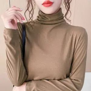 반폴라티 여성 목폴라 반목티 반목폴라 티셔츠 목티