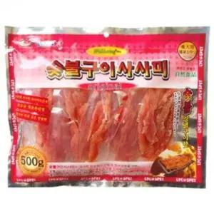 라이코스 숯불구이사사미 500g 강아지간식 (WFJVNVV)