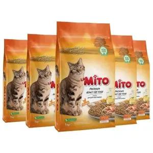 미토 프리미엄 어덜트 치킨 1kg X5개 고양이 사료 캣 푸드 (WFJVTGQ)
