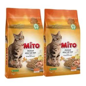 미토 프리미엄 어덜트 치킨 1kg X2개 고양이 사료 캣 푸드 (WFJVTGU)