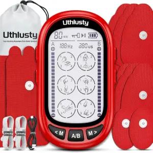 Uthlusty  TENS 유닛 근육 자극기 듀얼 채널 24 모드 기계