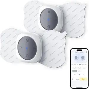 Comfytemp 무선 TENS 유닛 기계  FSA HSA 적격 근육 자극기(2개 세트)