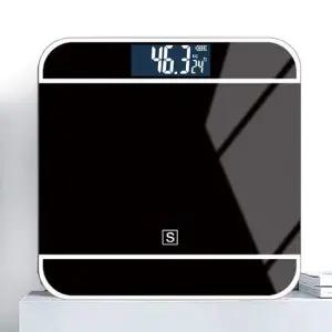 EDISON i79블랙 강화유리 디지털 LCD 체중계 180kg 체중계 저울 디지털저울 체중저울 전자체중계