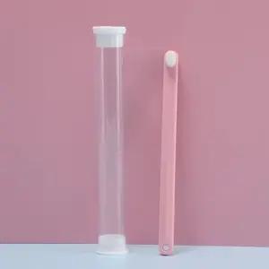 파스텔 색상 반려동물 미니핏 초극세모 칫솔 애완동물 구강 관리용 (WFJVKB0)