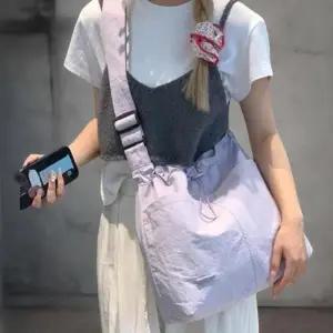 [다잇템] 여성용 파스텔톤 일상 경량 바스락 토트백