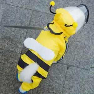 반려동물 귀여운 꿀벌 우비 강아지옷 (WFJX0A2)