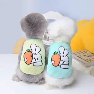 반려동물 바니자수 민소매 티셔츠 강아지옷 (WFJX05X)