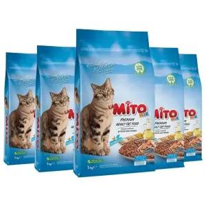 미토 프리미엄 어덜트 치킨 피쉬 1kg X5개 고양이 사료 캣 푸드 (WFJVTGP)