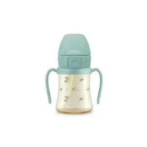 그로미미 어린이집 원터치 유아 빨대컵 올리브 200ml