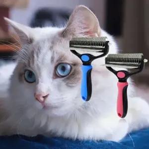 강아지 고양이 애완동물 털갈이 죽은털 애견빗 브러쉬 (WFJXC3C)