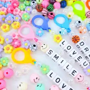 대용량 이니셜 키링 30세트 만들기 키트 DIY 재료 공예