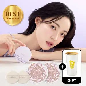 (40%+커피쿠폰)에이지투웨니스 디오리진 에센스 팩트 라벤더라떼 본품+리필