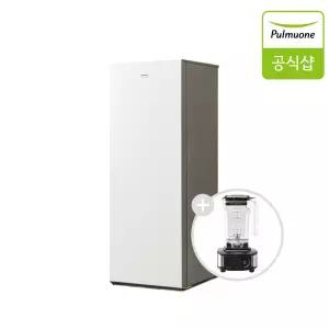 [파워 블렌더 사은품]풀무원 김치냉장고 120L 매트글라스 화이트 KS120DG1YY (전용 김치통 4.5L 4개 + 9L 3개)