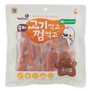 웅자 애견간식_고기먹고 껌먹고 오리랩14p/강아지간식