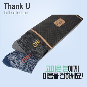 마운틴파일 장목 남성 등산 스포츠양말 2족 양말선물세트