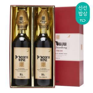 [품질보장]덕유 무주구천동 머루와인 세트 12도 750ml