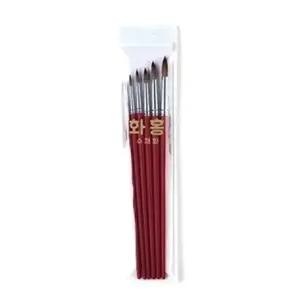화홍 수채화붓 No.771(R) 6본조 Set